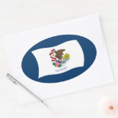 Illinois Flag Sticker (Umschlag)