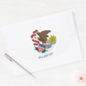 Illinois Flag Sticker (Umschlag)