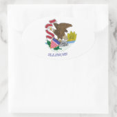 Illinois Flag Sticker (Tasche)