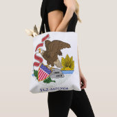 Illinois Flag Tasche (Von Nahem)