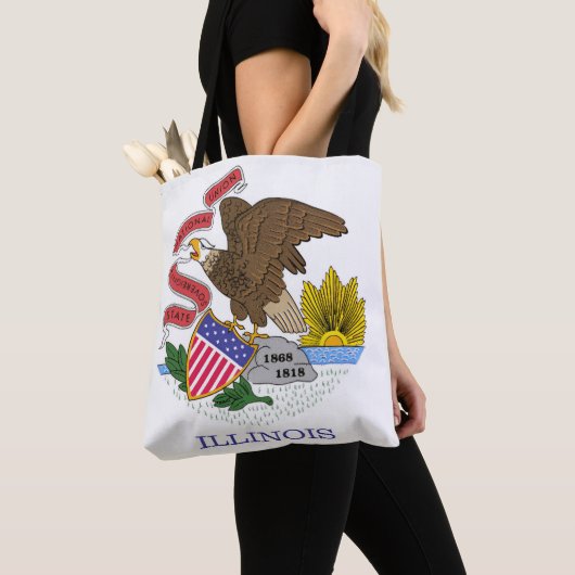 Illinois Flag Tasche (Von Nahem)