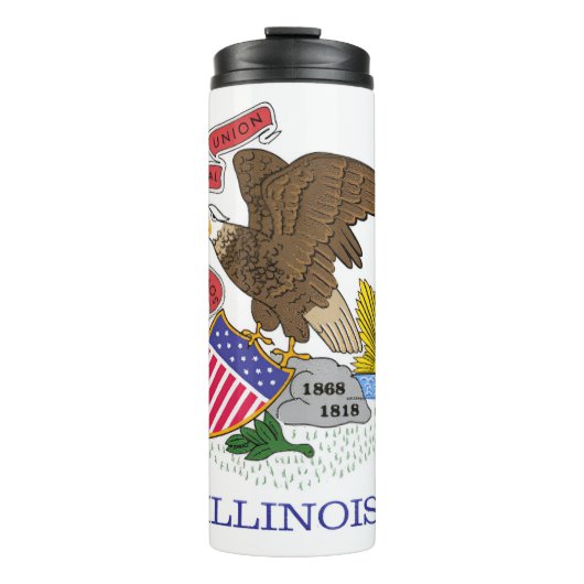 Illinois Flag Thermosbecher (Vorderseite)