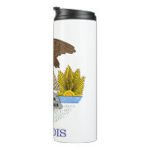 Illinois Flag Thermosbecher (Nach rechts gedreht)