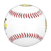 Illinois-Flagge Baseball (Rückseite)