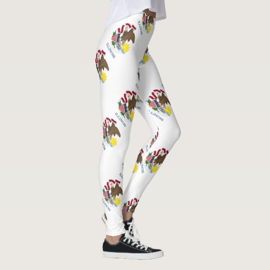 Illinois-Flagge Leggings (Rechts)