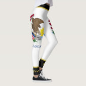 Illinois-Flagge Leggings (Rechts)