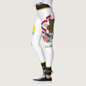 Illinois-Flagge Leggings (Links)