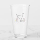 Illinois-Flagge Radfahren Glas (Rückseite)