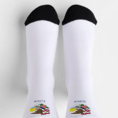 Illinois-Flagge Socken (Oben)