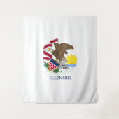 Illinois-Flagge Wandteppich (Vorderseite)
