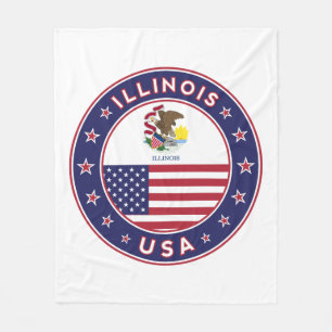 Illinois Fleecedecke