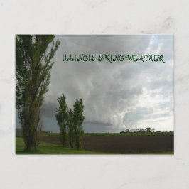 ILLINOIS FRÜHWETTER POSTKARTE