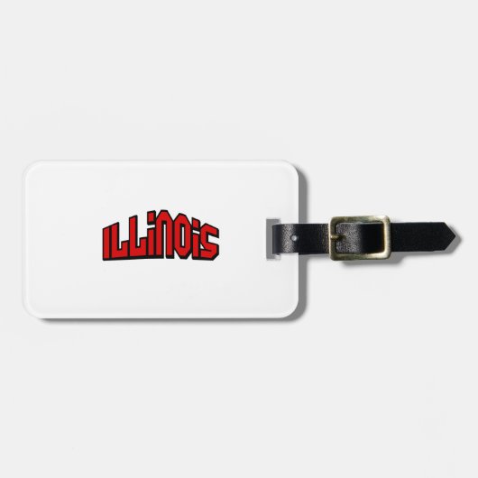 Illinois Gepäckanhänger (Vorderseite horizontal)