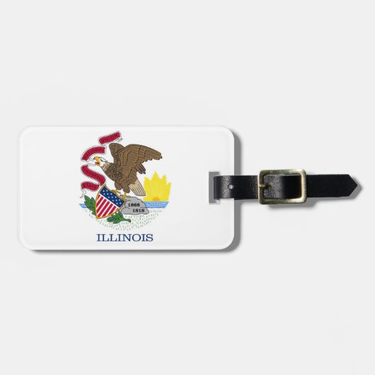 Illinois Gepäckanhänger (Vorderseite horizontal)