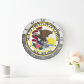 Illinois Große Wanduhr (Zuhause)
