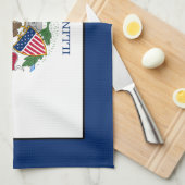 Illinois Handtuch (Viertel Falte)