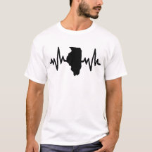Illinois Heartbeat Design unisex