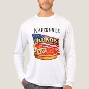 Illinois Herren Bella+Canvas Langarmshirt Tri-Blend Shirt