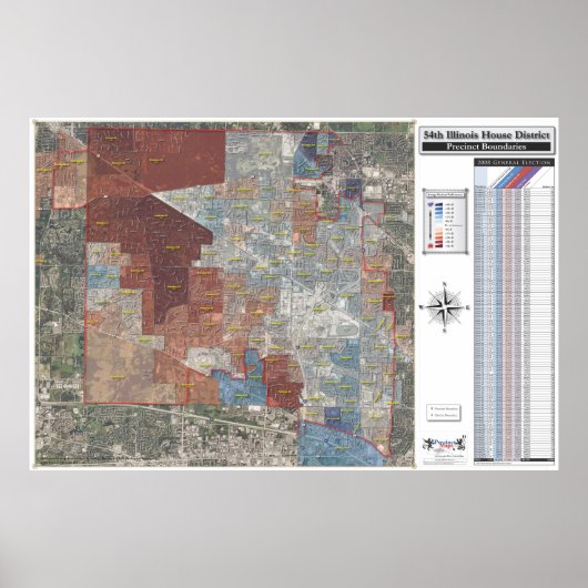 Illinois House District - 2008 General Poster (Vorne)
