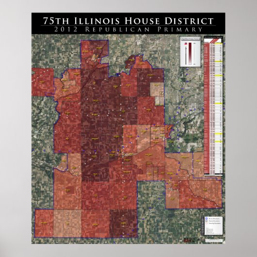 Illinois House District - 2012 Rep. Primary Poster (Vorne)