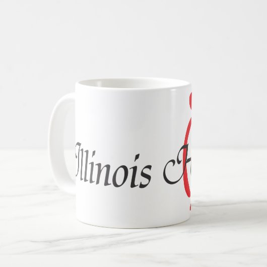 Illinois-Humane-Tasse Kaffeetasse (Vorderseite Links)