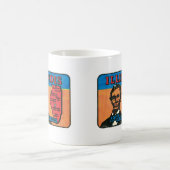 Illinois IL Vintager Staat Label Tasse (Mittel)