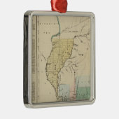 Illinois im Jahre 1822 Ornament Aus Metall (Rechts)