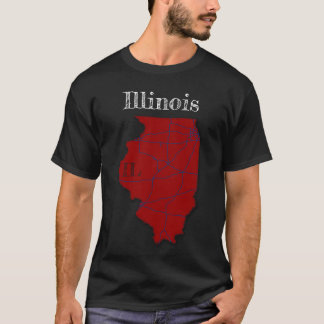 Illinois Interstates [Berry Red Design] T-Shirt