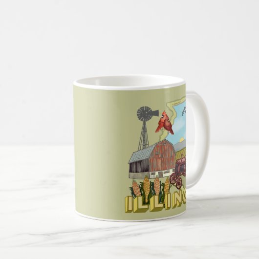 Illinois Kaffeetasse (VorderseiteRechts)