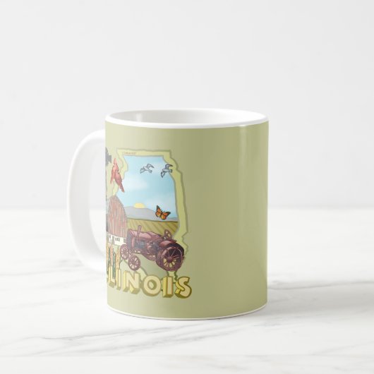 Illinois Kaffeetasse (Vorderseite Links)