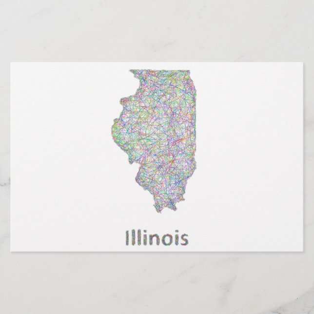 Illinois-Karte (Vorderseite)