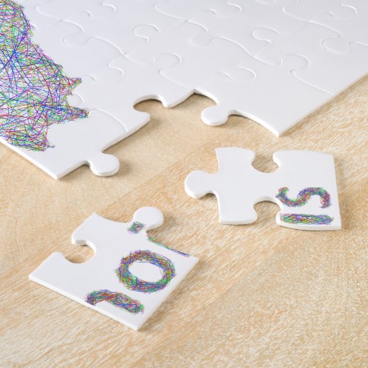 Illinois-Karte Puzzle (Seite)