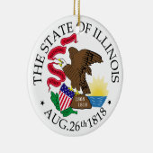 Illinois Keramik Ornament (Rechts)