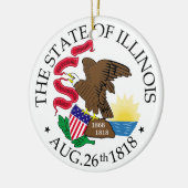 Illinois Keramik Ornament (Links)