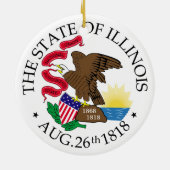 Illinois Keramik Ornament (Hinten)