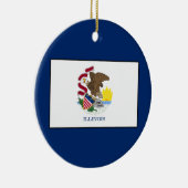 Illinois Keramik Ornament (Rechts)