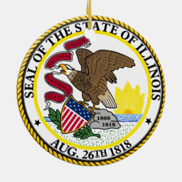 Illinois Keramik Weihnachtsschmuck