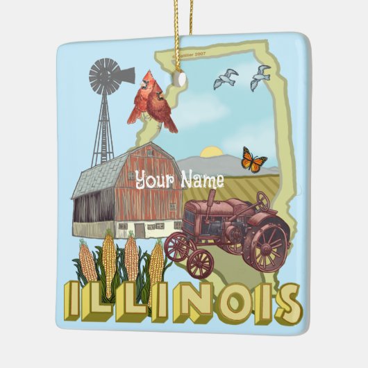 Illinois Keramikornament (Links)