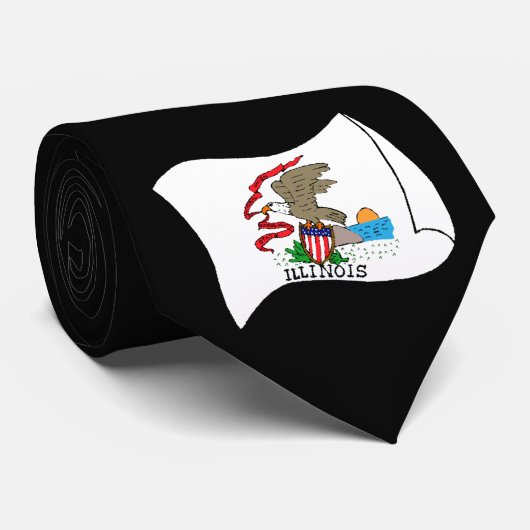ILLINOIS-KRAWATTE KRAWATTE (Gerollt)