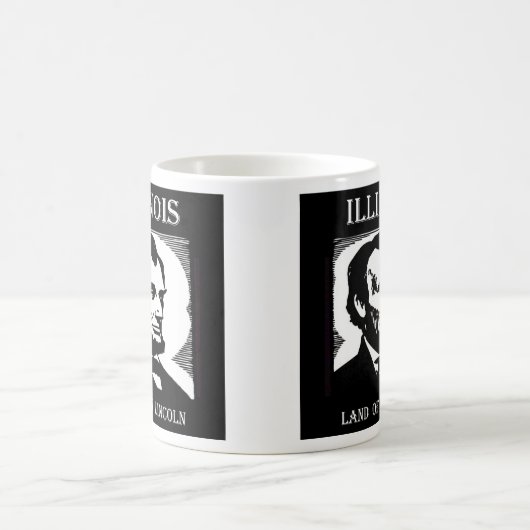 Illinois-Land von Lincoln Kaffeetasse (Mittel)