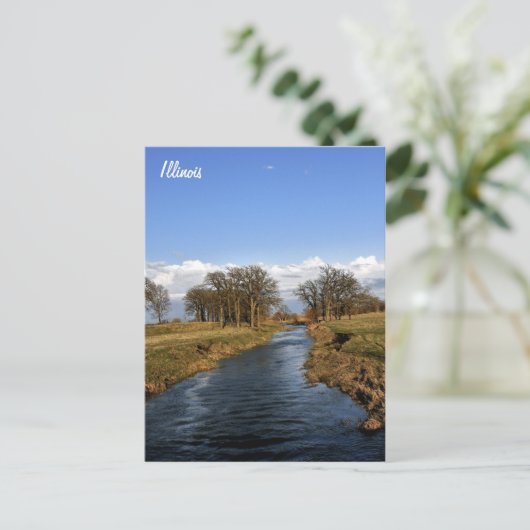 Illinois Landschaft Postkarte (Stehend Vorderseite)