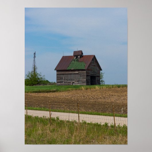 Illinois Landwirtschaftliche Lebensbedingungen Poster (Vorne)