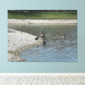 Illinois lebt leinwanddruck (Insitu (Holzboden))