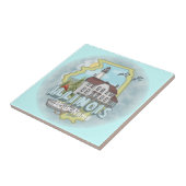 Illinois Leuchtturm Kachel (Seite)