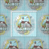 Illinois Leuchtturm Stoff (Kachel)