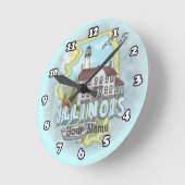 Illinois Lighthouse Uhr (Winkel)