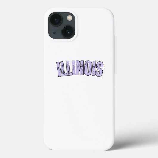 Illinois-Linie lila Case-Mate iPhone Hülle (Rückseite)