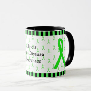 Illinois Lyme-Borreliose-Aufklärungs-Kaffeetasse Tasse