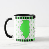 Illinois Lyme Disease Awareness Coffee Tasse (Links)