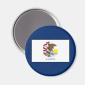 Illinois Magnet (Vorderseite/Rückseite)